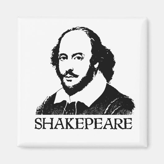 William Shakespeare Magneet (Voorkant)