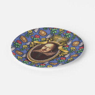 William Shakespeare Papieren Bordje