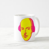 William Shakespeare Pop Art Mug (Devant droit)