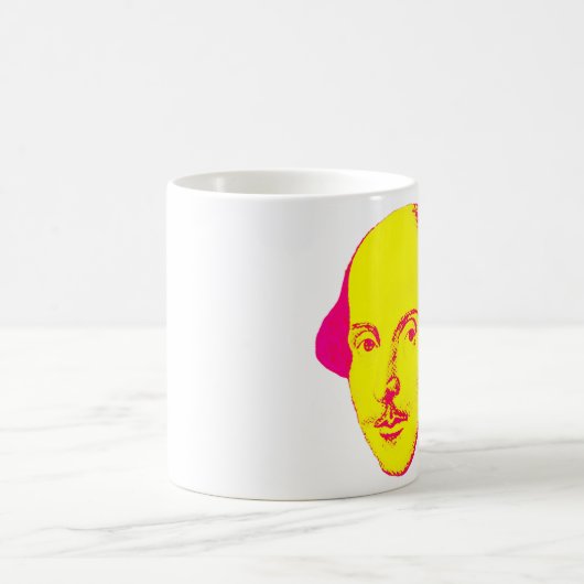 William Shakespeare Pop Art Mug (Centre)