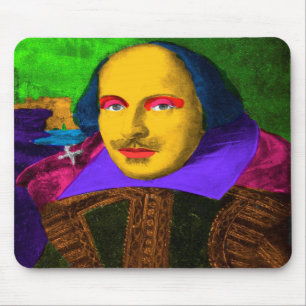 William Shakespeare Pop Art Muismat