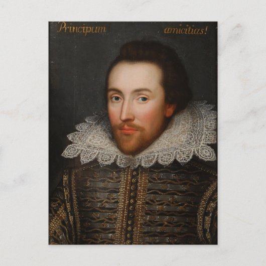  William Shakespeare Portrait Briefkaart (Voorkant)