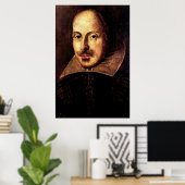 William Shakespeare Portrait Poster (Thuiskantoor)
