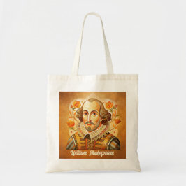 William Shakespeare portret citaat Tote Bag