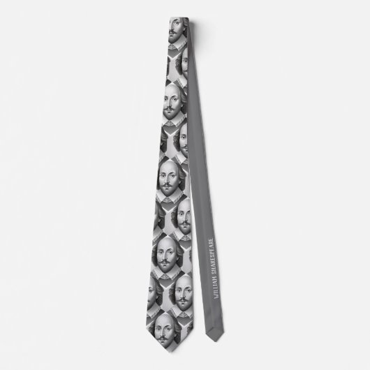 William Shakespeare portret Hamlet illustratie Stropdas (Voorkant)