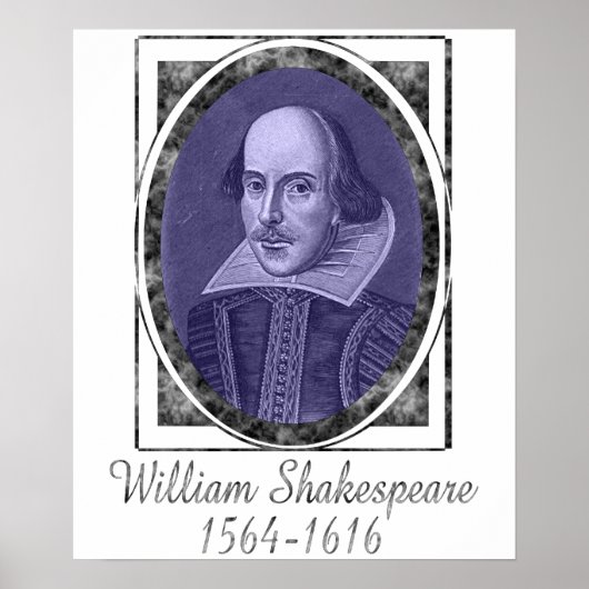 William Shakespeare Poster (Voorkant)