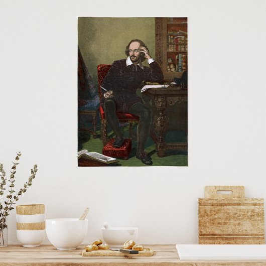 William Shakespeare Poster (Keuken)
