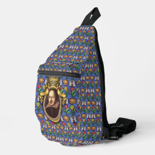 William Shakespeare Print Cut Sew Bag Sling Bag