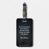 William Shakespeare Quote - Greatness Bagagelabel (Achterkant verticaal)
