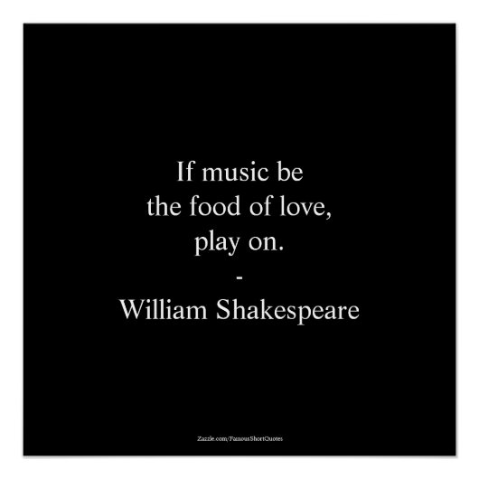 William Shakespeare Quote - Love Perfect Poster (Voorkant)