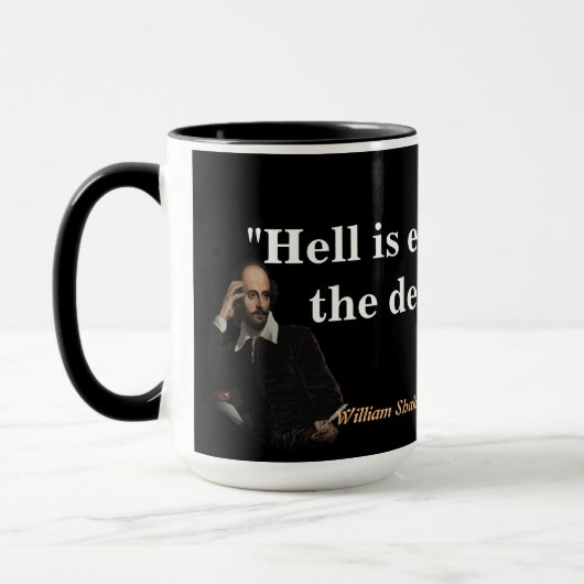 William Shakespeare Quote on Hell and Devils Mok (Links)