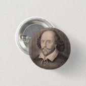 William Shakespeare Ronde Button 3,2 Cm (Voorkant /achterkant)