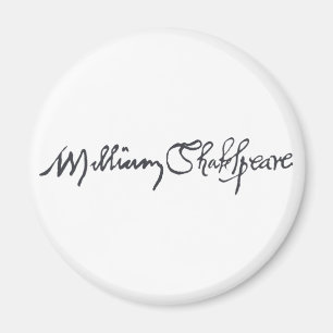 William Shakespeare Signature Magneet