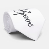 William Shakespeare Signature Stropdas (Opgerold)