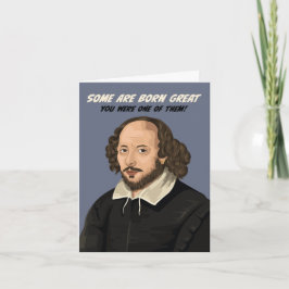 William Shakespeare: Sommigen zijn geboren op een  Kaart