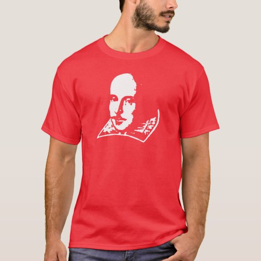 William Shakespeare T-shirt (Voorkant)