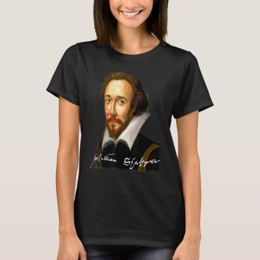 William Shakespeare T-shirt (Voorkant)