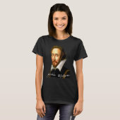 William Shakespeare T-shirt (Voorkant volledig)