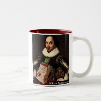 William Shakespeare Tweekleurige Koffiemok