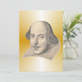 William Shakespeare Uitnodiging (Staand voorkant)