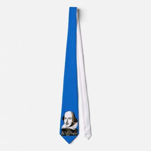 William Shakespeare Will Power T shirt Stropdas (Voorkant)