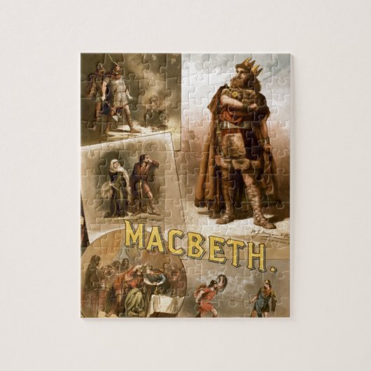 William Shakespeare's Macbeth Legpuzzel (Verticaal)