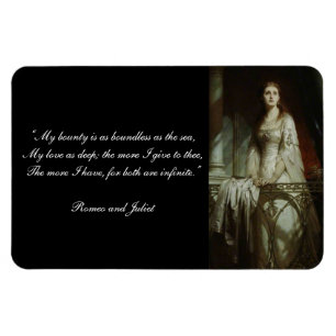 William Shakespeare's Romeo en Juliet Quote Magneet