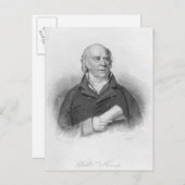 William Sharp, gegraveerd door J. Thomson Briefkaart (Voorkant / Achterkant)