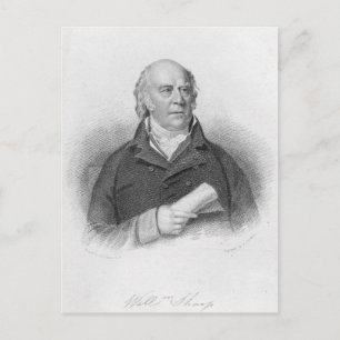 William Sharp, gegraveerd door J. Thomson Briefkaart