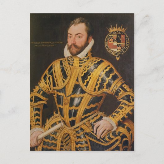 William Somerset 3rd Earl of Worcester Briefkaart (Voorkant)