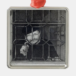 William Sommers, gegraveerd door R. Clamp, 1794 Metalen Ornament