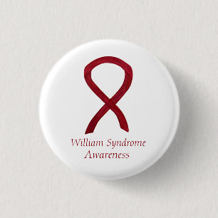 William Syndroom Aangepaste Awareness Lint Spelden Ronde Button 3,2 Cm