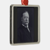 William Taft 27th President Metalen Ornament (Rechts)