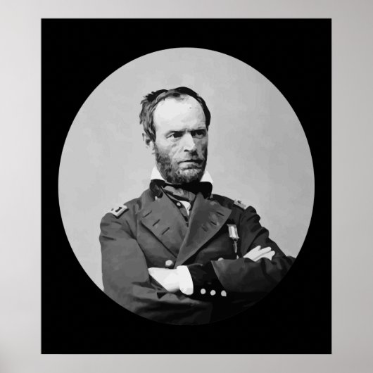 William Tecumseh Sherman Poster (Voorkant)