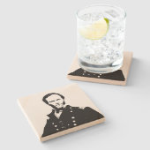 William Tecumseh Sherman Stone Onderzetter (Zijkant)