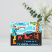 William Tell Apples Briefkaart (Staand voorkant)