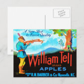 William Tell Apples Briefkaart (Voorkant / Achterkant)