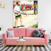 William Tell, van 'Peeps in het verleden', publici Canvas Afdruk (Insitu (Woonkamer))