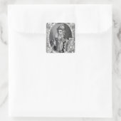 William the Conqueror, 1618 Vierkante Sticker (Tas)
