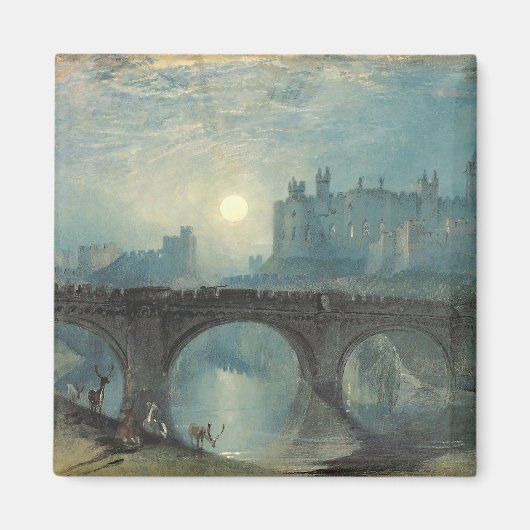 William Turner Alnwick Castle Magneet (Voorkant)