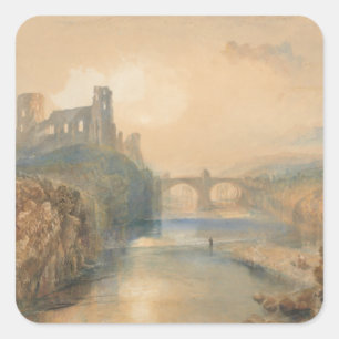 William Turner Barnard Castle Vierkante Sticker