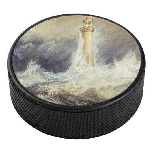William Turner - Bell Rock Lighthouse Hockey Puck (3/4)