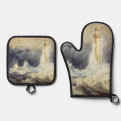 William Turner - Bell Rock Lighthouse Ovenwant & Pannenlap Set (Voorkant)