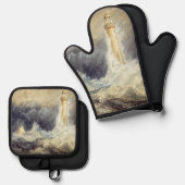 William Turner - Bell Rock Lighthouse Ovenwant & Pannenlap Set (Voorkant / Achterkant)