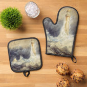 William Turner - Bell Rock Lighthouse Ovenwant & Pannenlap Set (Top down)