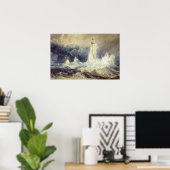 William Turner - Bell Rock Lighthouse Poster (Thuiskantoor)