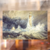 William Turner - Bell Rock Lighthouse Raamsticker (Vel 2)
