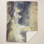 William Turner - Bell Rock Lighthouse Sherpa Deken (Voorkant)