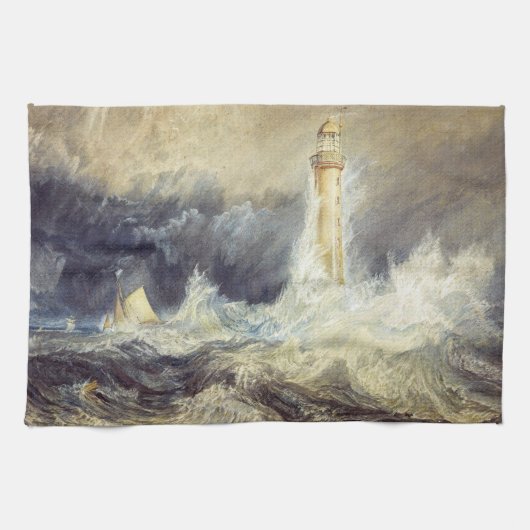 William Turner - Bell Rock Lighthouse Theedoek (Horizontaal)