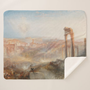 William Turner British - Modern Rome-Campo Vaccino Sherpa Deken